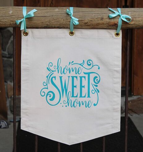 لافتة من القماش الكتاني باللون الأبيض، مقاس 68.58 سم × 81.28 سم، على شكل درع قابل للطلاء، مقاس 283.58 جم، من قماش قطني طبيعي غير مكتمل، مزود بحلقات معدنية، لوازم فنية لفصول مدرسي فني، صناعة يدوية in Kuwait