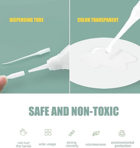 20g Ceramic Glue, Glue for Glass, Super Glue All Purpose Adhesive, Instantly Strong Adhesive for bonding Ceramic, Glass, Pottery, Porcelain, Tile, Mug, Metal, Leather, Plastic, Rubber, Acrylic, etc in Kuwait