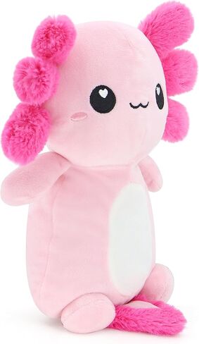 Axolotl Plush, Cute Pink Axolotl Stuffed Animals, Kawaii Soft Plushies Pillow Toy Axolotl Plushie Gifts for Girls Kids Decor (Purple) in Kuwait