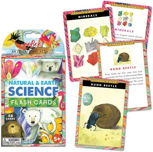 eeBoo: Natural and Earth Science Educational Flash Card, Includes a Colorful Illustration on One Side and Informational Facts on The Other Side, for Ages 5 and up, Encourages Imagination in Saudi Arabia