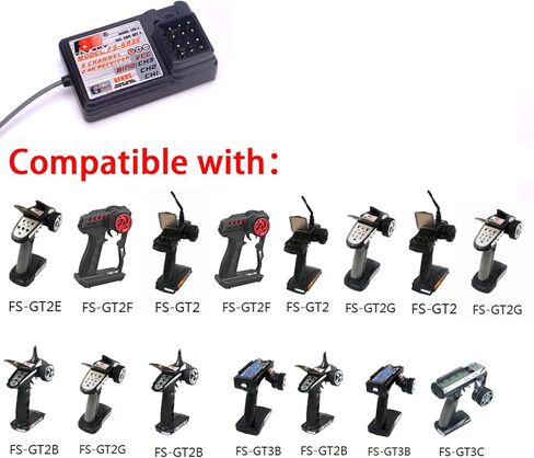 جهاز استقبال 3 قنوات 2.4 جيجا هرتز من فلايسكي FS-GT2 FS-GT2B FS-GT3B FS-GT3C FZ-IT4S in Kuwait