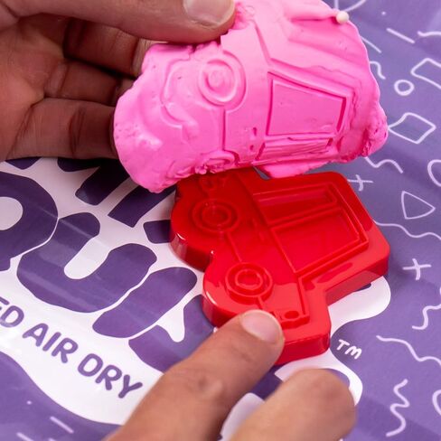 عبوة فاخرة من Mixy Squish Made by Me Deluxe Pack من Horizon Group USA، تتضمن 596.98 جم من الطين الجاف بالهواء النسيجي، واللعب الحسي، و14 أداة نحت و3 قوالب مزدوجة الجوانب، ورخام وأنسجة مقرمشة جافة in Kuwait