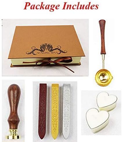 Star Pentagram 5 Star Pointed Pentacle Symbol Classic Comic Wax Seal Sealing Stamp Party Envelope Wedding Invitation Christmas Halloween Card Gift Wrapping Wine Package Sealing Wax Seal Stamp Set in Saudi Arabia