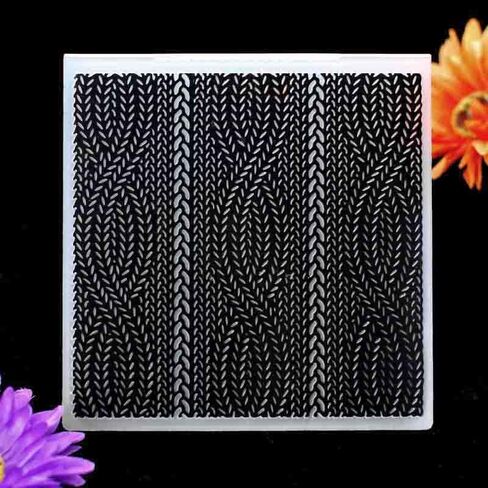 DDOUJOY Winding Twisted rope Background Plastic Embossing Folders for Card Making Scrapbooking and Other Paper Crafts 2101028 in Saudi Arabia