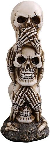 رأس الهيكل العظمي Rgontar Halloween، جمجمة لأفضل ديكور للهالوين in Kuwait