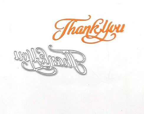قصاصات ورق استنسل محفور عليها كلمات شكر من FUGUT مقاس 1.6 × 3.7 بوصة، قطع زينة عيد الشكر لصنع البطاقات ودفتر القصاصات in Kuwait