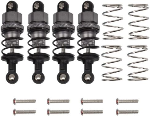 مجموعة أدوات امتصاص الصدمات من الألومنيوم لسيارة 1/10 RC على الطريق الانجراف Tamiya M05 M06 HPI YOKOMO Traxxas أجزاء مطورة (رمادي) in Kuwait