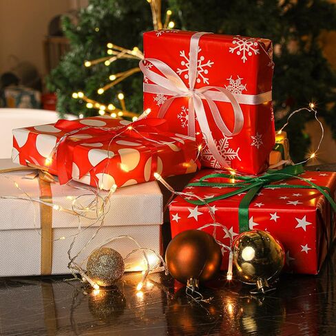 Xinnun 200 Yards Christmas Satin Ribbon Wrapping Ribbon 8 Rolls Christmas Polyester Ribbon 3/8 Inch Silk Ribbon for Christmas Party Decoration DIY Crafts Supplies (Orange, Black, Purple, Green) in Kuwait