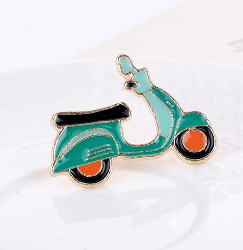 3 قطعة دراجة الإبداعية سيارة كهربائية سيارة المينا بروش دبوس رومانسية لطيف بالون سيارة طية صدر السترة دبوس شارة الكرتون للملابس أكياس جاكيتات اكسسوارات DIY الحرف in Kuwait