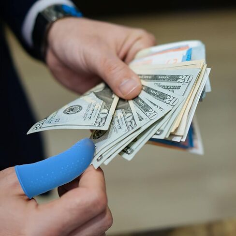 Jawflew 12 Pieces Silicone Hot Glue Gun Finger Caps, 2 Colors Finger Protectors Covers Caps, Suit for Resin Honey Adhesives Scrapbooking Sewing Crafts Ironing Embroidery Needlework (Blue+Red) in Kuwait