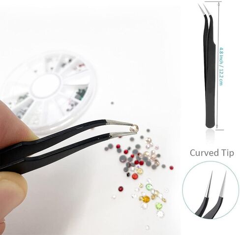 E6000 Glue Fabri-Fuse Fabric Glue Adhesive - 4 fl oz Shelf Bottle - with Pixiss Accessories Needle Tip Tweezers, and 2 Jewel Picker Pencils in Kuwait