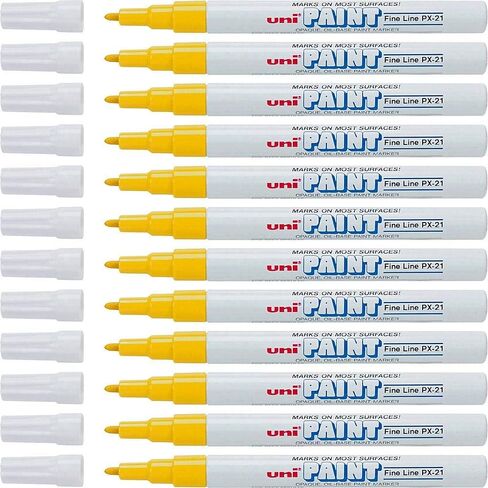 Uni-Paint PX-20 Oil-Based Paint Marker, Medium Point, Assorted Colors, 6-Count in Saudi Arabia