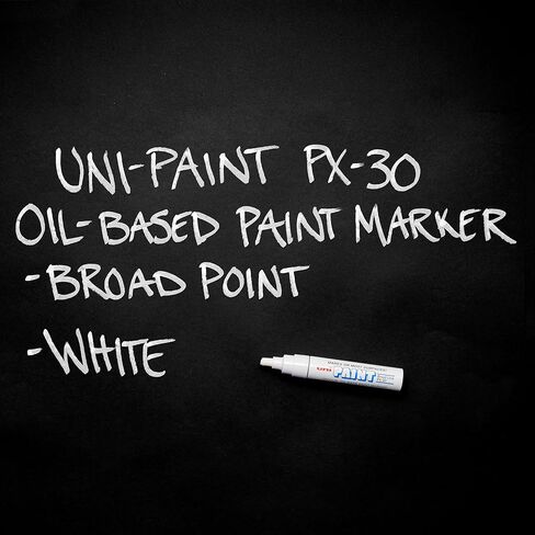 Uni-Paint PX-20 Oil-Based Paint Marker, Medium Point, Assorted Colors, 6-Count in Saudi Arabia