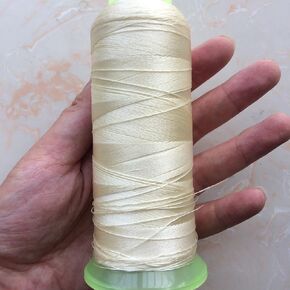 Beige Weaving Thread for Wig Sewing,A Hundred Percent Polyester Sewing Machine Thread for Hair Extension (Beige)