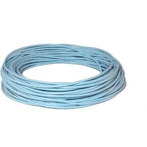 كوردز كرافت® | سلك جلدي مستدير 1.0 مم لصنع المجوهرات والقلائد وإكسسوارات الشعر وطوق الكلب وهواية العمل والحرف اليدوية (فيروزي) | لفة من الحبل الجلدي الدائري بطول 10 أمتار in Kuwait