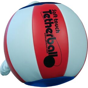Park & Sun Sports Soft Touch Tetherball with 7' Nylon Cord and Clip
