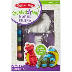 Melissa & Doug Created by Me! Horse Figurines Craft Kit (2 Resin Horses, 6 Paints, Paintbrush)