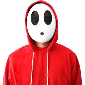 قناع الرجل الخجول، هدايا حفلات الهالوين، زي الرجل الخجول الأبيض، أزياء تنكرية، لوازم حفلات أعياد الميلاد in Kuwait