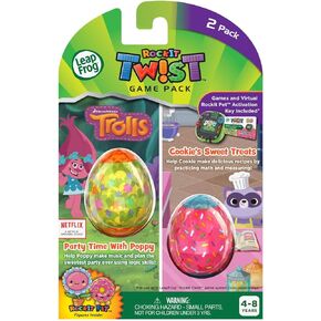 LeapFrog RockIt Twist Dual Game Pack: Trolls Party Time With Poppy and Cookie's Sweet Treats