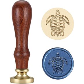 Sea Turtle Wax Seal Stamp, Yoption Vintage Sealing Stamp Ideal for Embellishment of Letters, Envelopes, Wedding Invitations, Wine Packages, etc