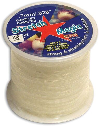 Stretch Magic 0.7mm Bead and Jewelry Cord, 100m, Clear in Saudi Arabia