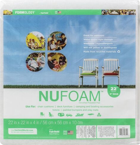 Fairfield DBN224 Densified Batting, 22" x 22" x 4", White in Kuwait