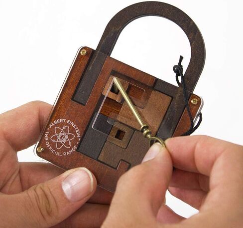 The Einstein Collection Lock Puzzle - Tricky padlock brain game - Professor Puzzle 3D Brain Teaser Puzzles. in Saudi Arabia