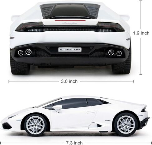 RASTAR Remote Control Car | 1:24 RC Lamborghini HURACÁN LP610-4 Toy Car Model Vehicle, Orange in Saudi Arabia
