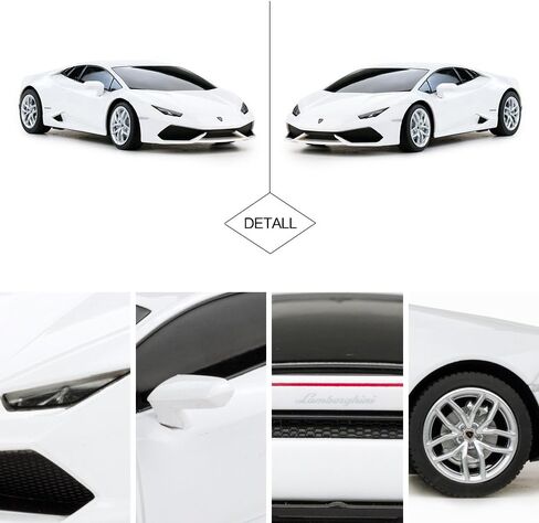 RASTAR Remote Control Car | 1:24 RC Lamborghini HURACÁN LP610-4 Toy Car Model Vehicle, Orange in Saudi Arabia
