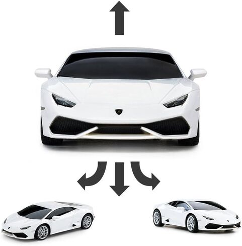 RASTAR Remote Control Car | 1:24 RC Lamborghini HURACÁN LP610-4 Toy Car Model Vehicle, Orange in Saudi Arabia