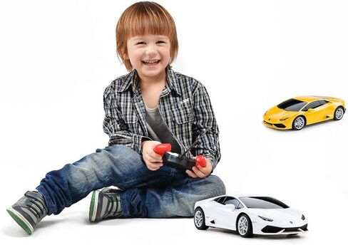 RASTAR Remote Control Car | 1:24 RC Lamborghini HURACÁN LP610-4 Toy Car Model Vehicle, Orange in Saudi Arabia