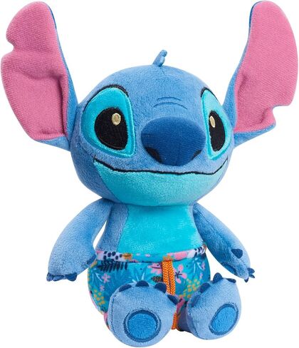 STITCH Disney’s Lilo 7.5 Inch Stitch Plushie Stuffed Animal, Topical Theme, Alien, Officially Licensed Kids Toys for Ages 2 Up by Just Play in Saudi Arabia