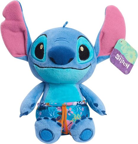 STITCH Disney’s Lilo 7.5 Inch Stitch Plushie Stuffed Animal, Topical Theme, Alien, Officially Licensed Kids Toys for Ages 2 Up by Just Play in Saudi Arabia