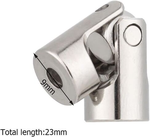 HomeSoGood 5 Pack 3mm to 3mm Metal Gimbal Couplings Shaft Motor Connector Universal Joint for Rc Boat Car Robot in Saudi Arabia