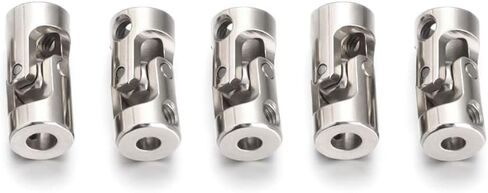 HomeSoGood 5 Pack 3mm to 3mm Metal Gimbal Couplings Shaft Motor Connector Universal Joint for Rc Boat Car Robot in Saudi Arabia