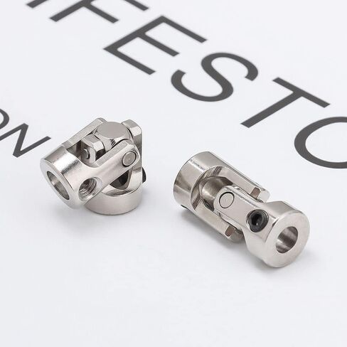 HomeSoGood 5 Pack 3mm to 3mm Metal Gimbal Couplings Shaft Motor Connector Universal Joint for Rc Boat Car Robot in Saudi Arabia