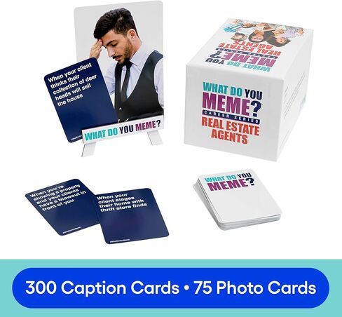 What Do You Meme?® Real Estate Agents Edition - Adult Card Games for Game Night by What Do You Meme?® in Saudi Arabia
