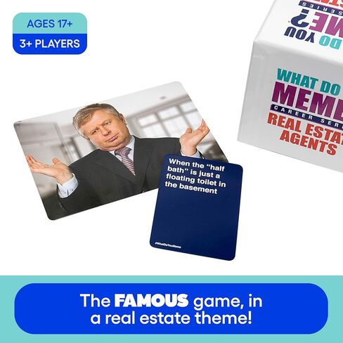 What Do You Meme?® Real Estate Agents Edition - Adult Card Games for Game Night by What Do You Meme?® in Saudi Arabia
