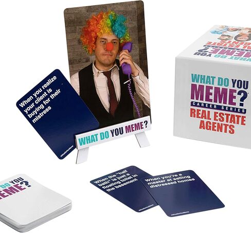 What Do You Meme?® Real Estate Agents Edition - Adult Card Games for Game Night by What Do You Meme?® in Saudi Arabia