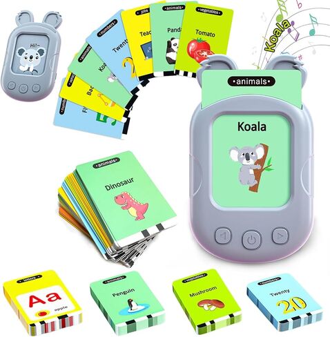 Toddler Toys for 1 2 3 4 5 Year Old Boy and Girl Kids Gifts, Speech Therapy Autism Sensory Toys, Montessori Toys Talking Flash Cards with 224 Sight Words, Educational Learning Toys for Ages 2-4 in Kuwait