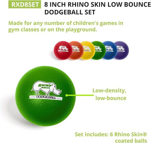 Champion Sports Rhino Skin Low Bounce Dodgeball Sets - Multiple Colors and Unique Styles in Saudi Arabia
