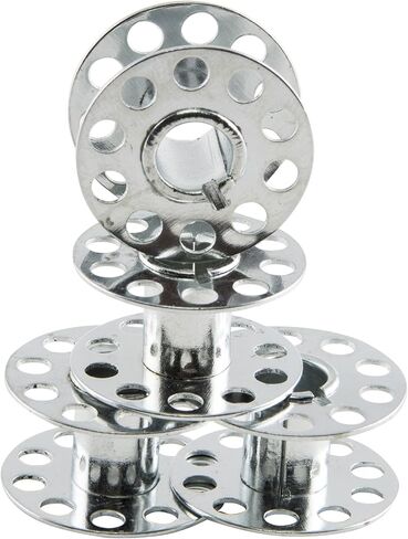 SINGER Bobbins Class 15 Metal Bobbins – Replacement Bobbins for Sewing Machine, Sewing Machine Bobbins, Sewing Machine Accessories, 12ct in Kuwait