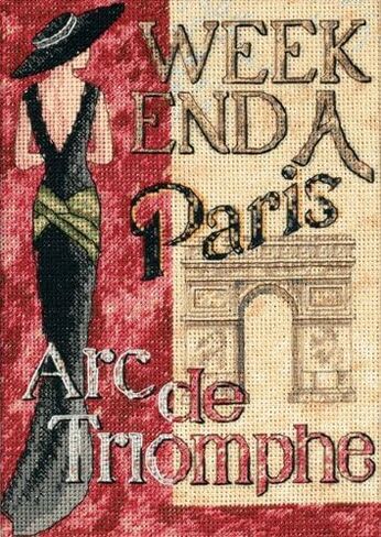 Dimensions Gold Collection Counted Cross Stitch Kit, Dreaming of Tuscany, 18 Count Ivory Aida, 5'' x 7'' in Kuwait