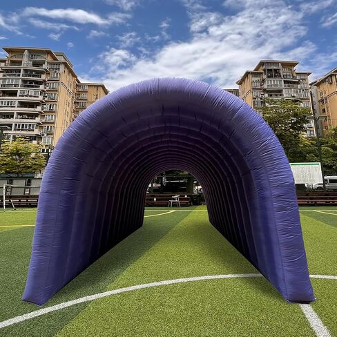 نفق رياضي قابل للنفخ من فينفجوز، مدخل نفق مع منفاخ مدمج لكرة القدم، خيمة مدخل للترويج والاعلان عن المعارض in Kuwait