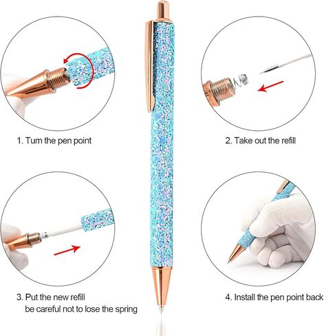 10 Pcs Fine Point Pin Pen Refills, Spare Refill for Weeding Pens, Replace Refill Needle Pin Craft Vinyl Tools for Air Bubble Release Piercing and Weeding Small Pieces in Kuwait