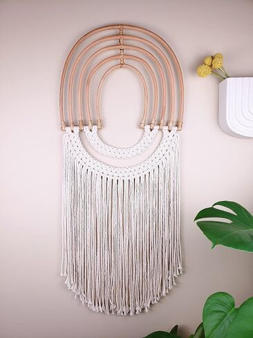 Crafteza Macrame Cord 4mm X 1181 ft Single Strand Macrame Cord - 100% Natural Virgin Cotton Cord Made in India Soft Macrame Yarn for Making Macrame Crafts Perfect Macramé Cord for Macrame Supplies in Saudi Arabia
