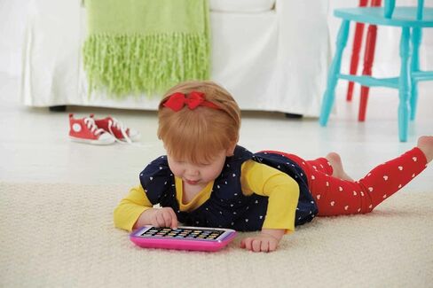 فيشر برايس لعبة تعليمية للتابلت مع أضواء وموسيقى ومراحل ذكية ومحتوى تعليمي للأطفال والرضع، أزرق in Saudi Arabia