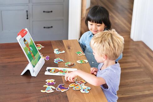 Osmo - Little Genius Sticks & Rings - 2 ألعاب تعليمية تعليمية - للأعمار من 3 إلى 5 سنوات - الخيال وتشكيل الحروف والإبداع - لأجهزة iPad أو Fire Tablet - لعبة STEM، للأولاد والبنات (تتطلب القاعدة - حصريًا لأمازون) in Kuwait