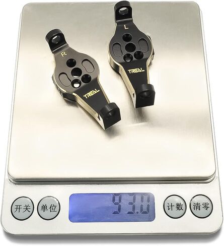 Treal Brass Caster Blocks Protal Drive C Hub Carrier Compatible with TRX-4/TRX-6 1:10 RC Car in Saudi Arabia