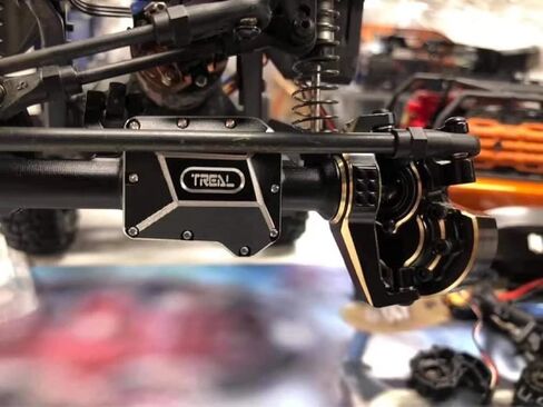 Treal Brass Caster Blocks Protal Drive C Hub Carrier Compatible with TRX-4/TRX-6 1:10 RC Car in Saudi Arabia